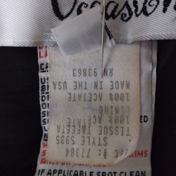 Jim Hjelm Ocassions strapless dress size 12 black strapless gown maxi length - Picture 6 of 13